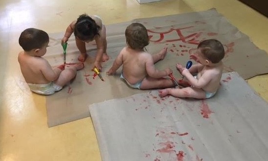 Poupons et peinture